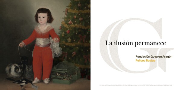 La Fundación Goya en Aragón os desea felices fiestas