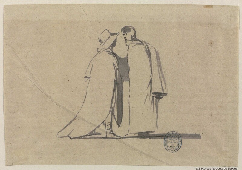 Two men speaking