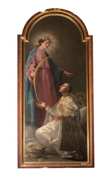 Apparition of the Virgin to Saint Julian (Aparición de la virgen a San Julián)
