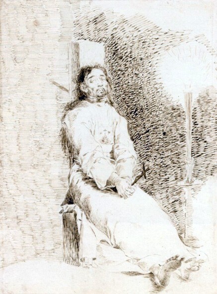 The Garrotted Man (El agarrotado)